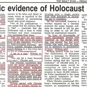 The Holocaust is FAKE