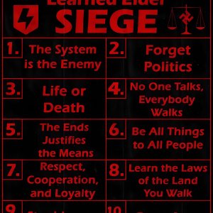 The 20 Tenets of Learned Elder Siege